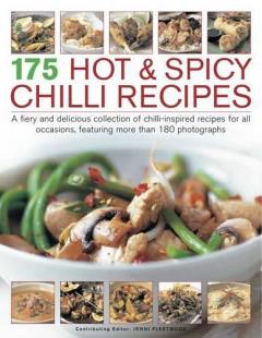 Coperta cărții 175 Hot & Spicy Chilli Recipes