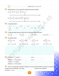 Matematica - Caiet de vacanta. Clasa a VI-a