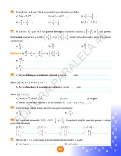 Matematica - Caiet de vacanta. Clasa a VI-a