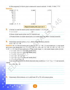Matematica - Caiet de vacanta. Clasa a VI-a