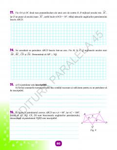 Matematica - Caiet de vacanta, clasa a VII-a