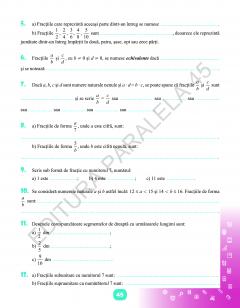 Matematica - Caiet de vacanta. Clasa a V-a