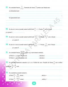 Matematica - Caiet de vacanta. Clasa a V-a