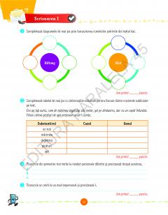Scrisorile verii - Caiet de vacanta pentru Limba si literatura romana, clasa a VI-a