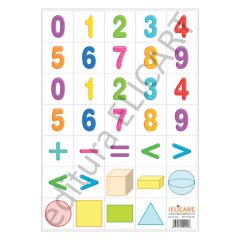 Set planse - Litere si cifre, clasa pregatitoare