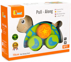 Jucarie din lemn - Pull-Along Turtle