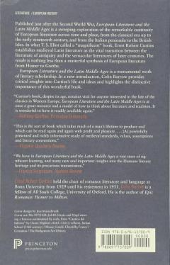 European Literature and the Latin Middle Ages