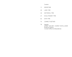 Contemporaneity in Embodied Data Practices