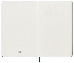 Agenda 2025/2026 - Moleskine Classic 18 Months Weekly Planner - Hardcover, Large (Sapphire Blue)