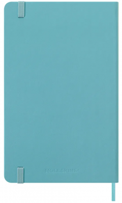 Agenda 2025/2026 - Moleskine Classic 18 Months Weekly Planner - Hardcover, Large (Aquamarine)