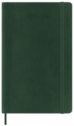 Agenda 2025/2026 - Moleskine Classic 18 Months Weekly Planner - Softcover, Large (Myrtle Green)