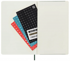 Agenda 2025/2026 - Moleskine Classic 18 Months Weekly Planner - Softcover, Large (Myrtle Green)
