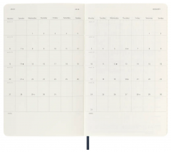 Agenda 2025/2026 - Moleskine Classic 18 Months Weekly Planner - Softcover, Large (Sapphire Blue)