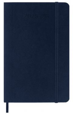 Agenda 2025/2026 - Moleskine Classic 18 Months Weekly Planner - Softcover, Pocket (Sapphire Blue)