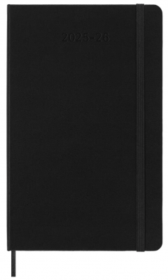 Agenda 2025/2026 - Moleskine Classic 18 Months Weekly Planner - Hardcover, Large (Black)
