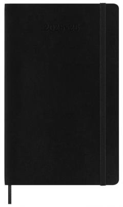 Agenda 2025/2026 - Moleskine Classic 18 Months Daily Planner - Softcover, Large (Black)