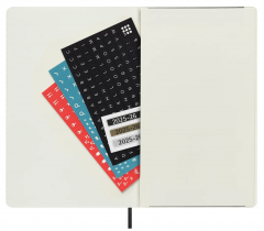 Agenda 2025/2026 - Moleskine Classic 18 Months Daily Planner - Softcover, Large (Black)