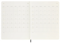 Agenda 2025/2026 - Moleskine Classic 18 Months Weekly Planner - Softcover, Extra Large (Black)