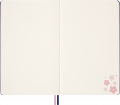 Set 2 carnete + 4 creioane - Moleskine Sakura - Lined + Plain, Hardcover, Large (With Box)