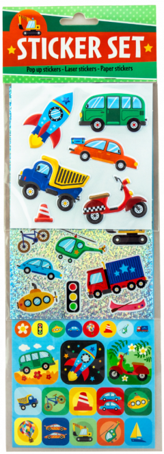 Set stickere trio - Vehicule