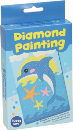 Pictura cu diamante - Delfin