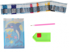 Pictura cu diamante - Delfin