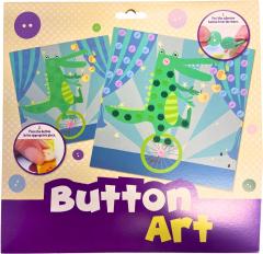 Set creativ - Button Art - Crocodile