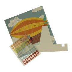 Set creativ - Button Art - Zeppelin