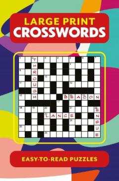 Coperta cărții Large Print Crosswords