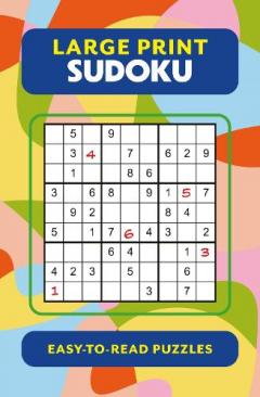 Coperta cărții Large Print Sudoku