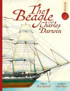 Coperta cărții Beagle With Charles Darwin: Spectacular Visual Guides