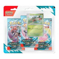 Pokemon TCG: Scarlet & Violet - Journey Together - 3 Blister Booster (mai multe modele, pret pe bucata)