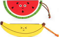 Jucarie - Muzicuta - Wooden Fruit Harmonica, mai multe modele