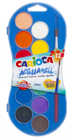 Set 12 culori acuarele acrilice