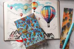 Carnet - Pierre the Maze Detective - Balloon Festival - Midi, Softcover, Unlined, Elastic Band