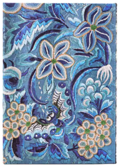 Carnet - Blue Willow - Midi, Lined, Wrap