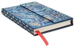Carnet - Blue Willow - Mini, Unlined, Wrap
