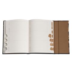 Agenda - Persian Poetry - Mini, Adress Book, Hardcover, Elastic Band