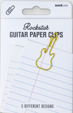 Set 5 agrafe pentru documente - Chitara