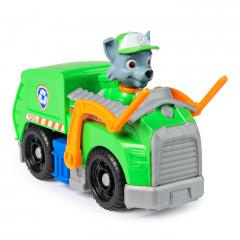 Set de joaca - Patrula Catelusilor - Camion de reciclare si figurina Rocky