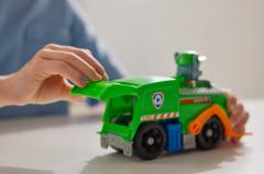 Set de joaca - Patrula Catelusilor - Camion de reciclare si figurina Rocky