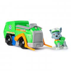 Set de joaca - Patrula Catelusilor - Camion de reciclare si figurina Rocky