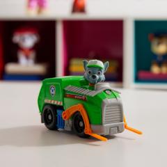 Set de joaca - Patrula Catelusilor - Camion de reciclare si figurina Rocky