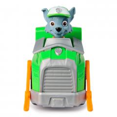 Set de joaca - Patrula Catelusilor - Camion de reciclare si figurina Rocky