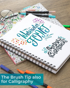 Set 120 markere - Ohuhu Maui - Dual Tips, Multicolor (Brush & Fineliner)