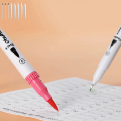 Set 160 markere - Ohuhu Maui - Dual Tips, Multicolor (Brush & Fineliner)