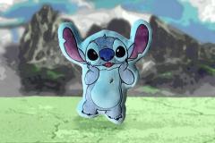 Perna decorativa - Disney Stitch