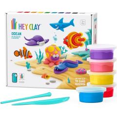 Set creativ din lut - Hey Clay Ocean - Animale marine