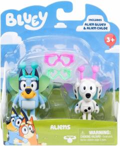 Set 2 figurine - Bluey - Aliens: Bluey & Chloe