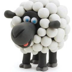 Set creativ din lut - Hey Clay Animals - Oaie